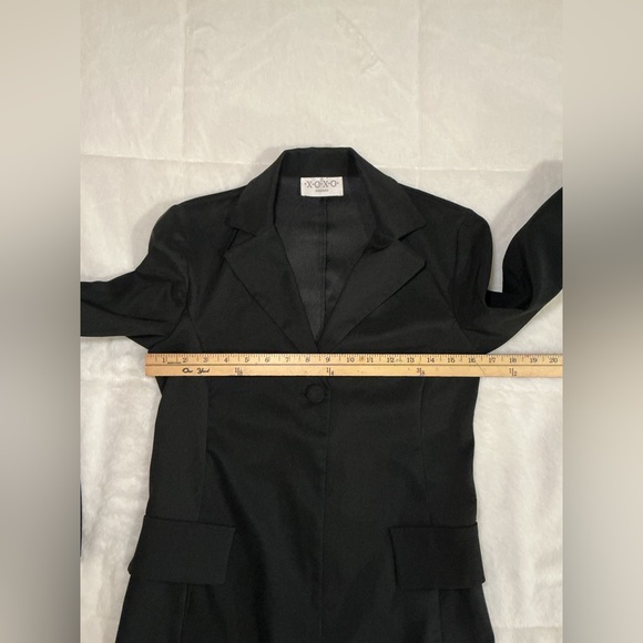 Vintage XOXO lightweight Black Women's Coat - Picture 7 of 8